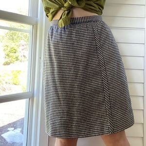 Vintage houndstooth skirt